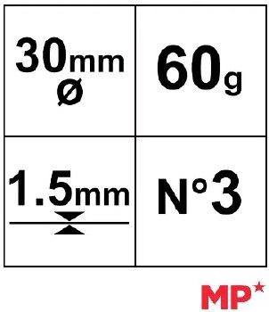 Additional picture of MP* Thin Elastic Bands 30mm Coloured 60g
