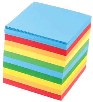 Additional picture of MP* Memeo Note Block 90mm x 90mm Colour (850 Sheets)