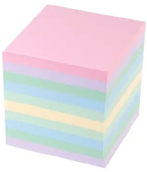 Additional picture of MP* Memo Note Block 90mm x 90mm Pastel (850 Sheets)