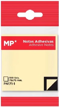 Additional picture of MP* Sticky Notes 3" x 3" Pastel Colours (Pack 100)