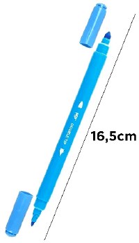 Additional picture of MP* Double Ended Fibre Tip Markers (Pack 12)