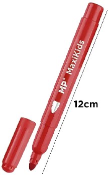 Additional picture of MP* MaxiKids Jumbo Colouring Markers (Pack 12)
