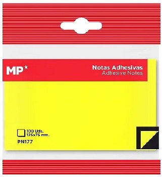 Additional picture of Sticky Notes 5" x 3" Neon Colours (Pack 100)
