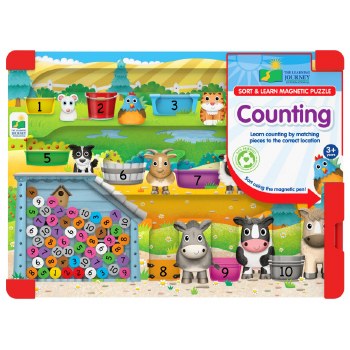 Additional picture of Sort & Learn Magnetic Puzzle Counting Farm