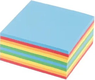 Additional picture of MP* Memo Note Block 90mm x 90mm Colour (400 Sheets)