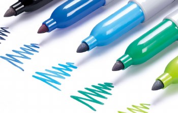 Additional picture of Assorted Colour Sharpie Permanent Markers Fine Bullet Tip (Pack12)