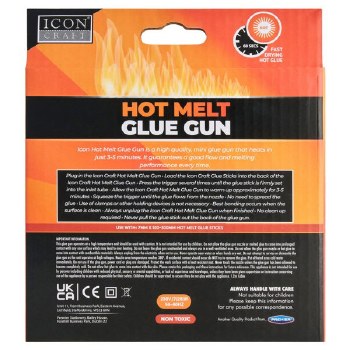 Additional picture of Icon Hot Melt Glue Gun 7mm + 2 Refills