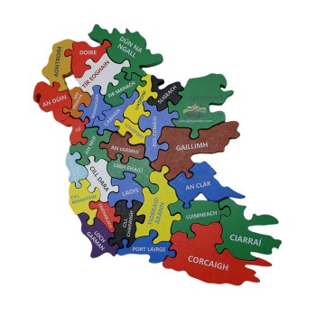 Additional picture of Chunky Double-Sided Ireland Puzzle