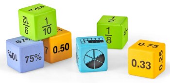 Additional picture of Multiple Representation Equivalence Dice 4.5cm (Tub 16)