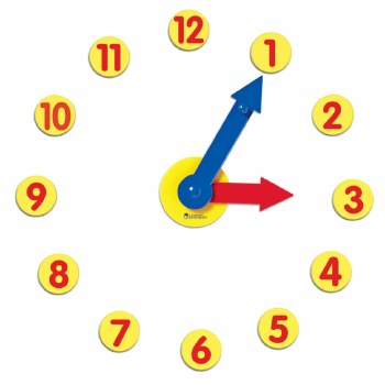 Additional picture of Magnetic Time Activity Set (Geared Clock)