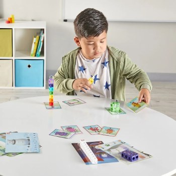 Additional picture of MathLink® Cubes Numberblocks® 1-10 Activity Set
