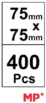 Additional picture of MP* Sticky Notes 3" x 3" 3-Colour + Index Tabs (400 Sheets)