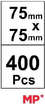 Additional picture of MP* Sticky Notes 3" x 3" 7-Colour + Index Tabs (400 Sheets)