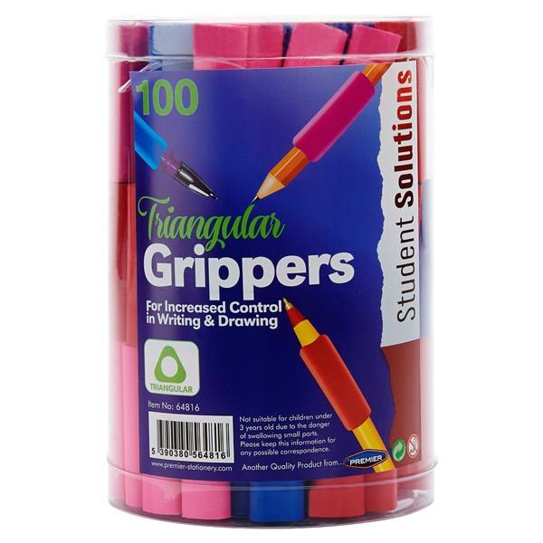 Soft Triangular Pencil Grips (Tub 100)