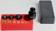Weight Set in Plastic Box 1g-500g (Set 12)