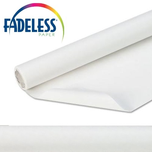 White Fadeless Back Paper Roll 3.6M x 1.2M