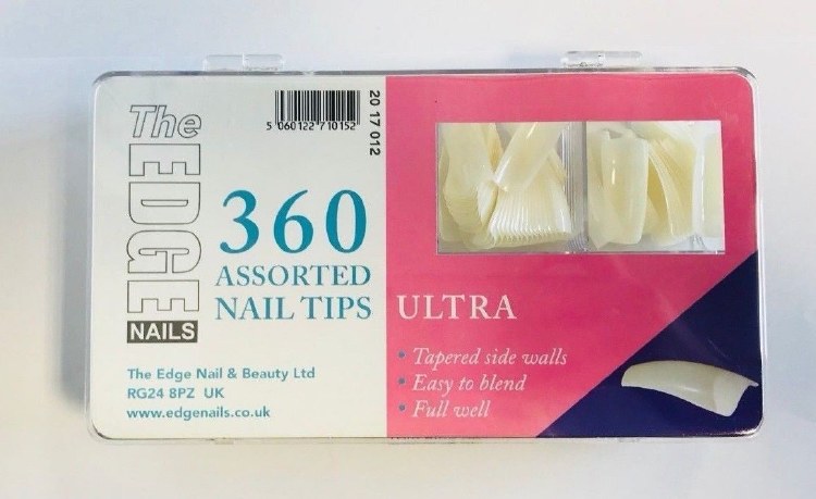 The Edge Nails 360 Assorted Nail Tips Ultra