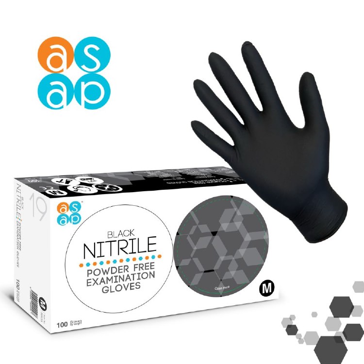 ASAP Black Nirile Gloves Large