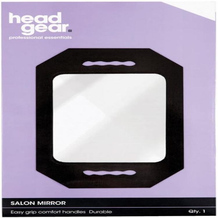 Black Unbreakable Mirror With Handle