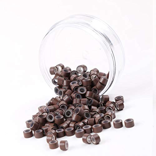 Brown Hair Extension Rings