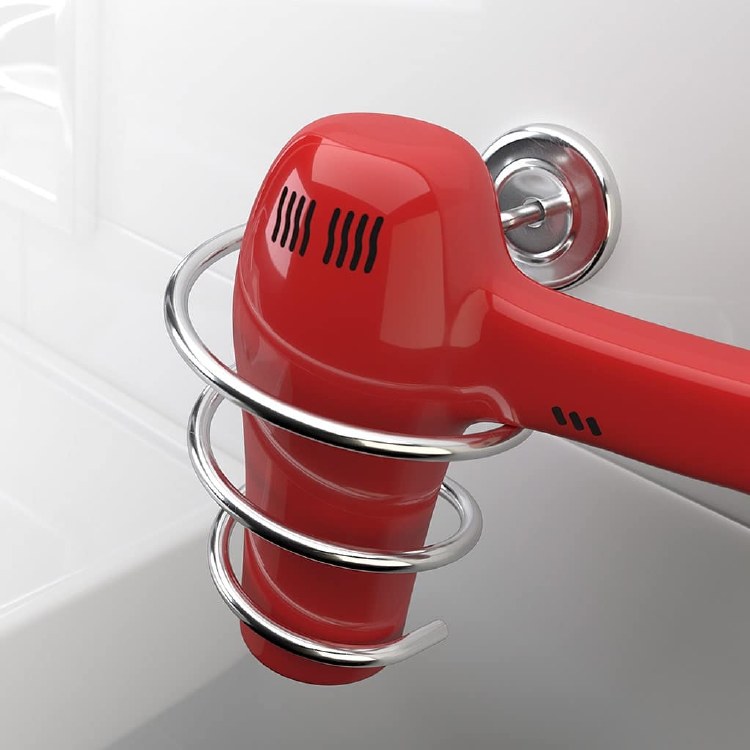 Chroma Wall Mounted Hair Dryer Holder