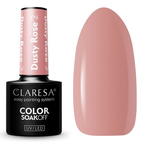 Claresa Gel Polish Dusty Rose 2
