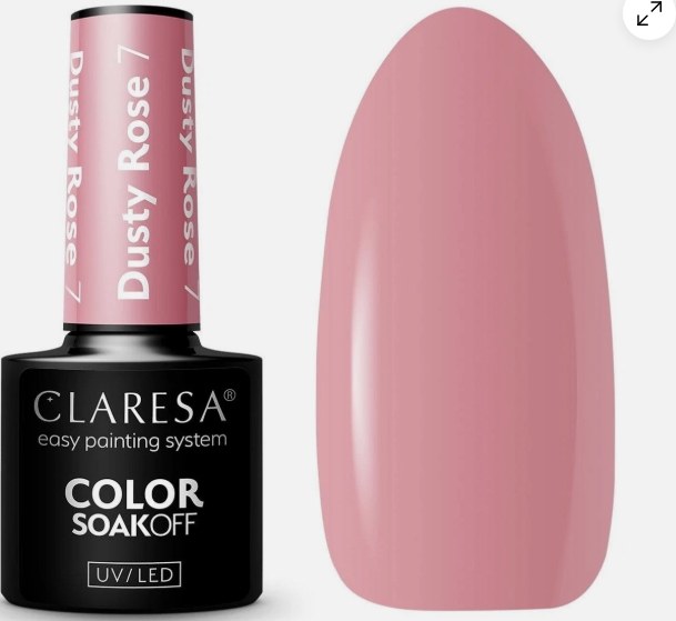 Claresa Gel Polish Dusty Rose 7