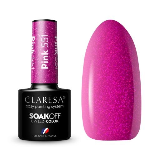 Claresa Gel Polish 551 Pink