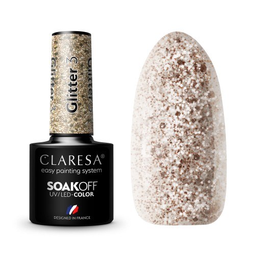 Claresa Gel Polish Glitter 3