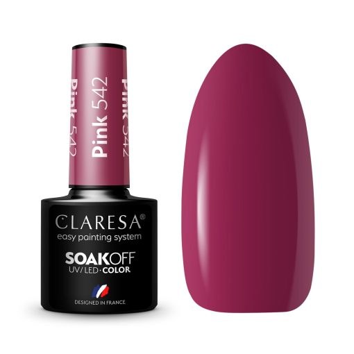 Claresa Gel Polish 542 Pink