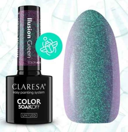 Claresa Gel Polish Illusion Green