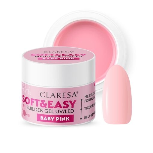 Claresa Soft &amp; Easy Builde Gel 45g Baby pink