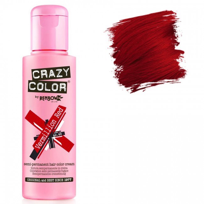 Crazy Color Vermillion Red