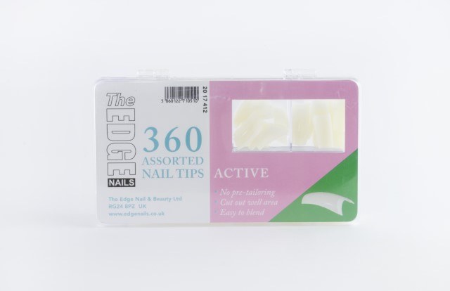 The Edge Nail Tips Active 360pk