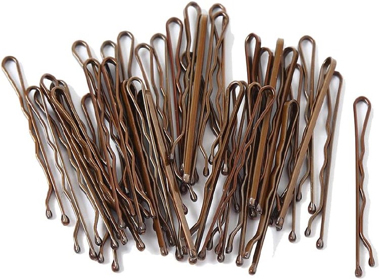 Fermagli Hair Clips Brown 500G