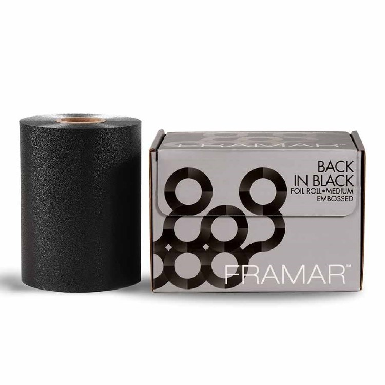 Framar Back In Black Embosed Foil