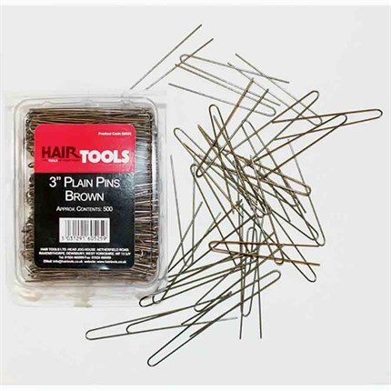 Hair Tools 2" Waved Pins Brown 1000pk