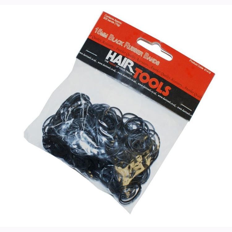 Hair Tools Black Elastic Bands