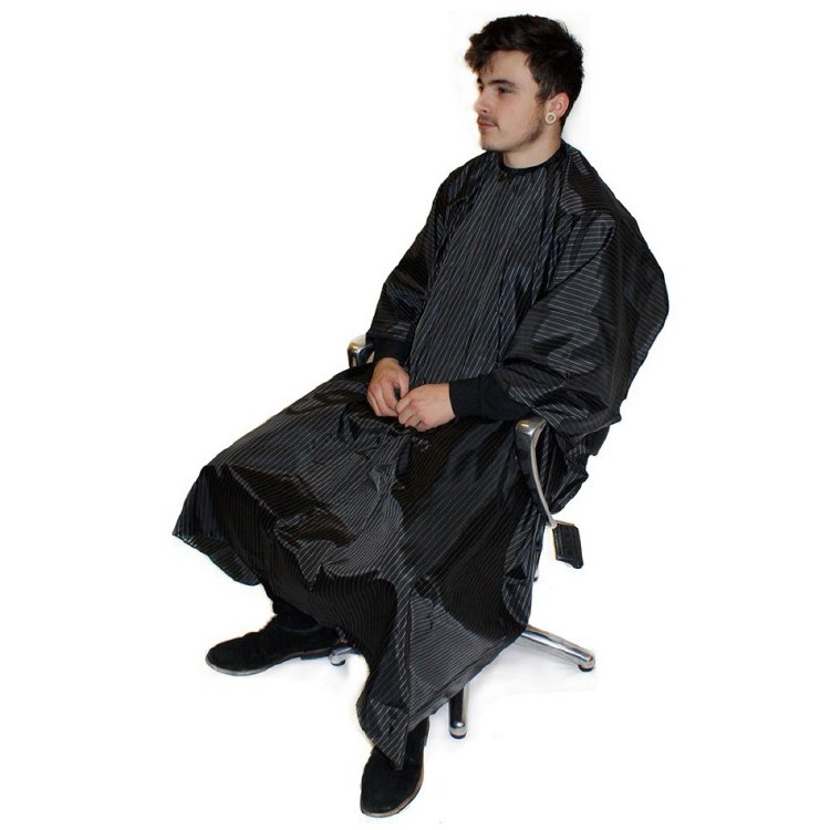 Hair Tools Barber Pinstripe Gown