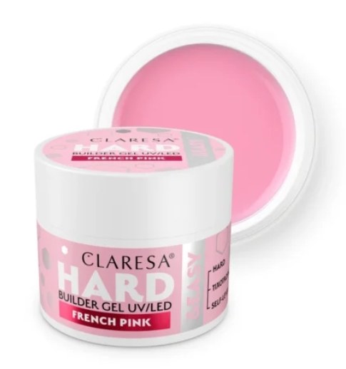 Claresa Hard &amp; Easy  French Pink Gel 45g