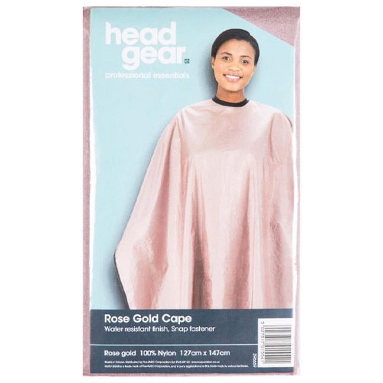 Head Gear  Rose Gold Cape