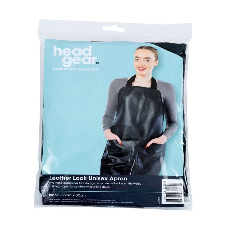Head Gear Leather Look Unisex Apron