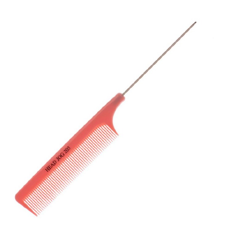 Head Jog Pink Pin Tail Comb