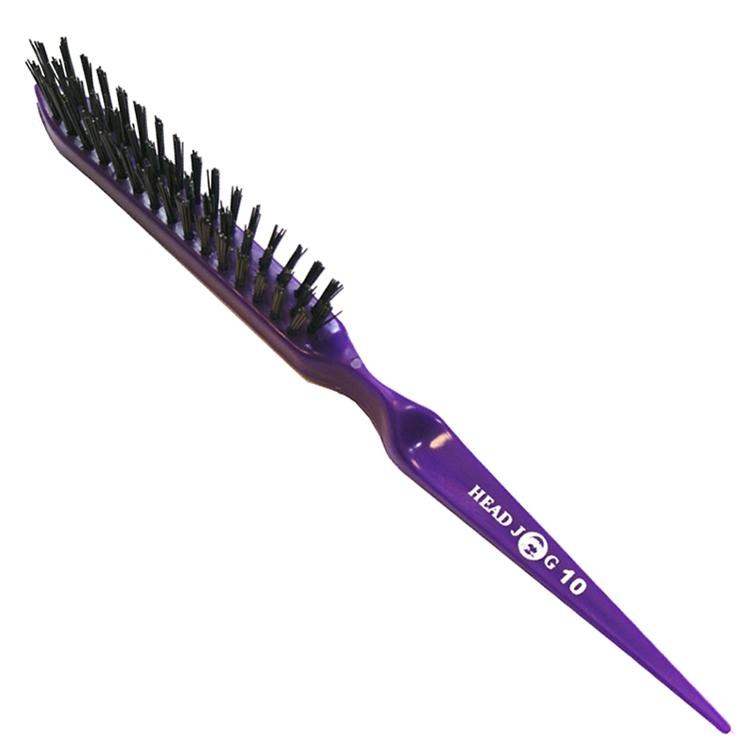 Head Jog Purple Backcombing Brush