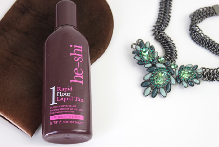 He-Shi  Sample Rapid Tan 100 mls