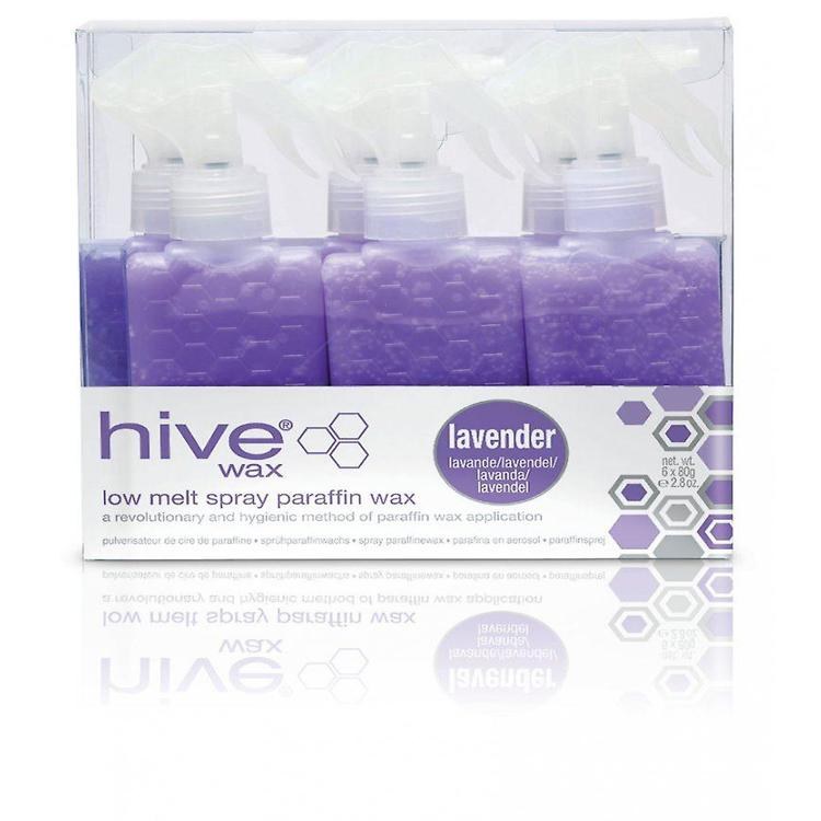 Hive Low Melt Spray Paraffin Wax Lavender  6  x 80G