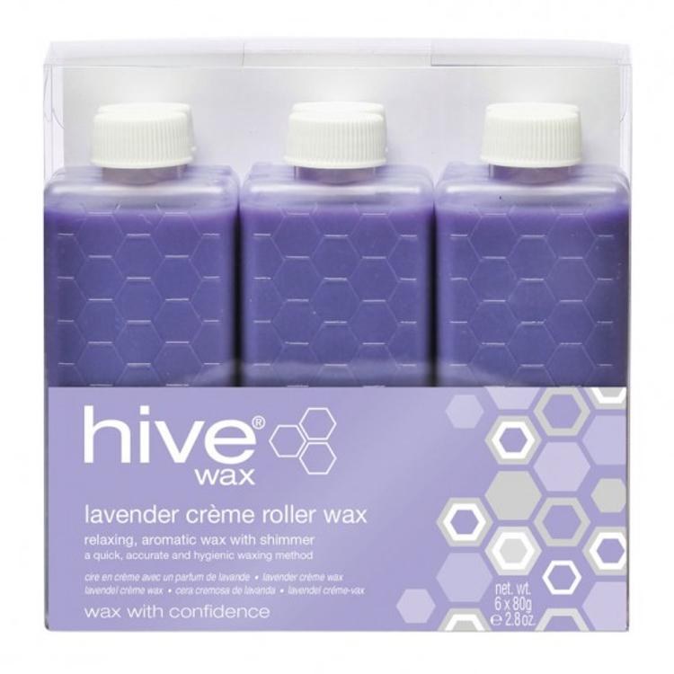 Hive Wax Lavender Crème Roller Wax 6Pk