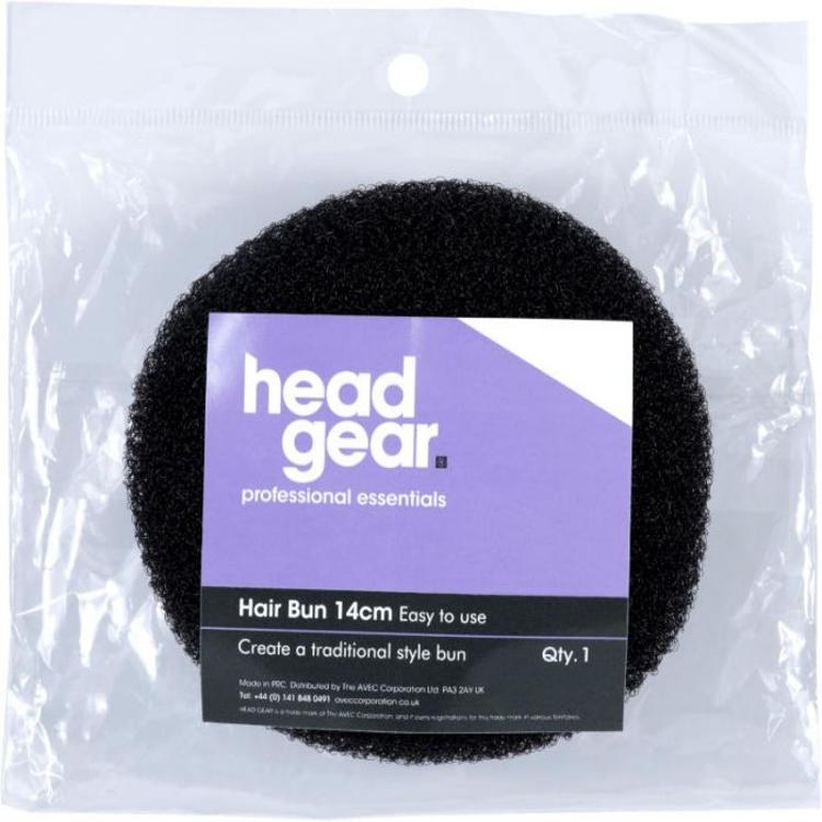 Jumbo Hair Bun Black 14Cm