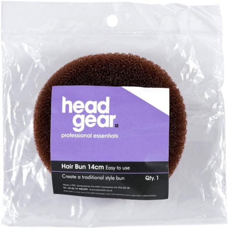 Jumbo Hair Bun Brown 14Cm
