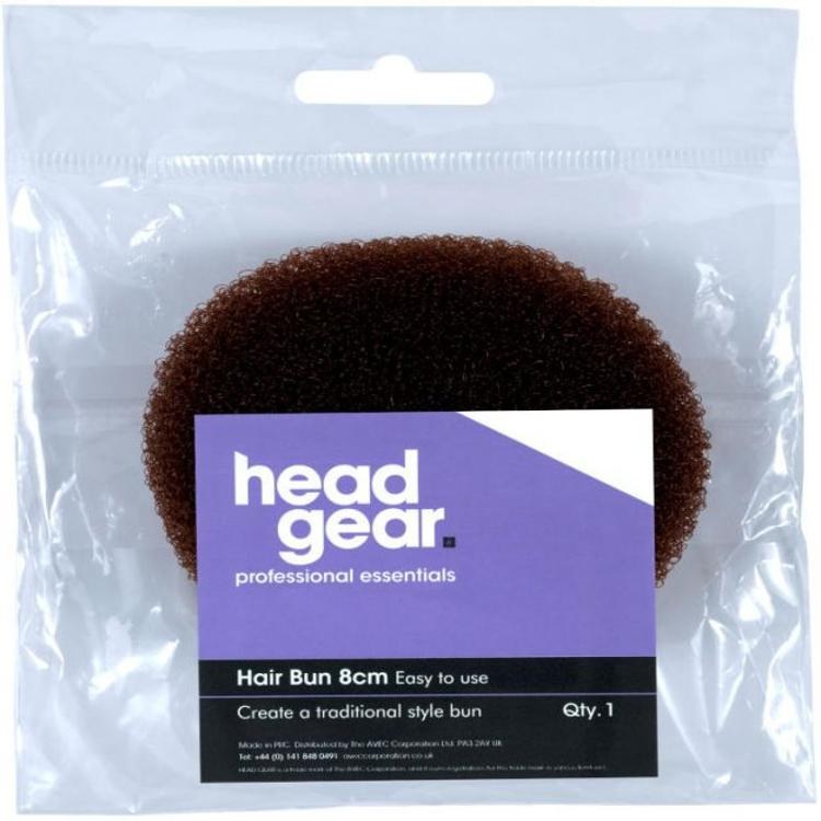 Jumbo Hair Bun Brown 8Cm